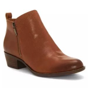 Lucky Brand Basel Leather Flat Bootie